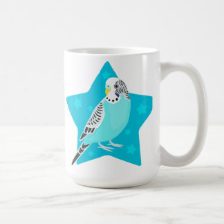 Söt fågelparakiter kaffemugg
