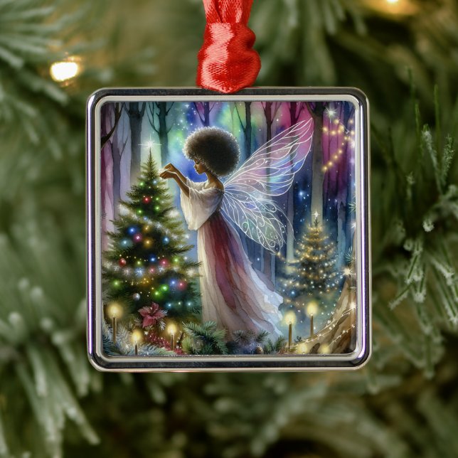 Söt Fairy Decoration Julgran Julgransprydnad Metall (Träd)