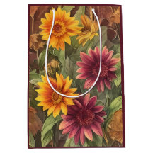 Söt Fall Flowers and Löv Autumn Blommigt