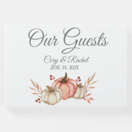 Söt Fall Pumpkin Bouquet Gästböcker