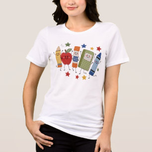 Söt Falsk Lapp Tillbaka Till Skolan Söt Present Fö T Shirt