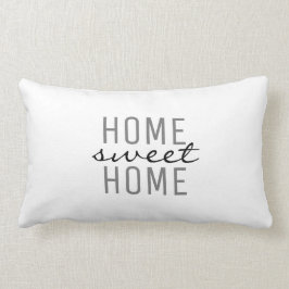 Söt familj för modernt chic nytt vithem lumbarkudde