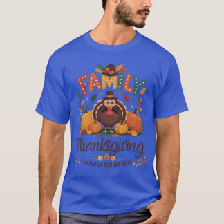 Söt FamiljetacksgivingTack för Myribe Kvinnor Tjej T Shirt