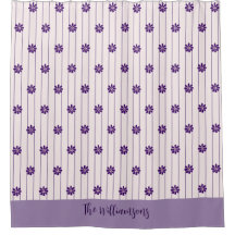 Söt Family Namn & Violet Rand, blommor