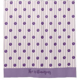 Söt Family Namn & Violet Rand, blommor