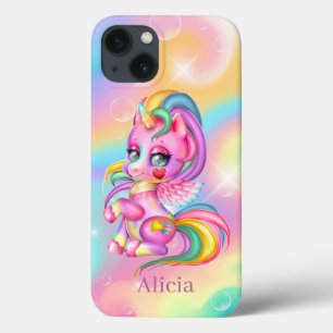 Söt fantasi Unicorn add namn