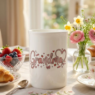 Söt, fantasifull mormor Benporسلین Specialmugg Benporslin Mugg