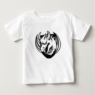 Söt fantasiträja med drakmotiv för bebisar t shirt