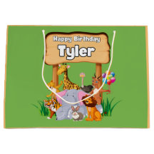 Söt fantastisk djurpark för barn