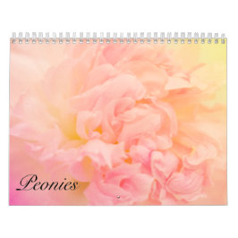 Söt Fantastisk Peonies Kalender
