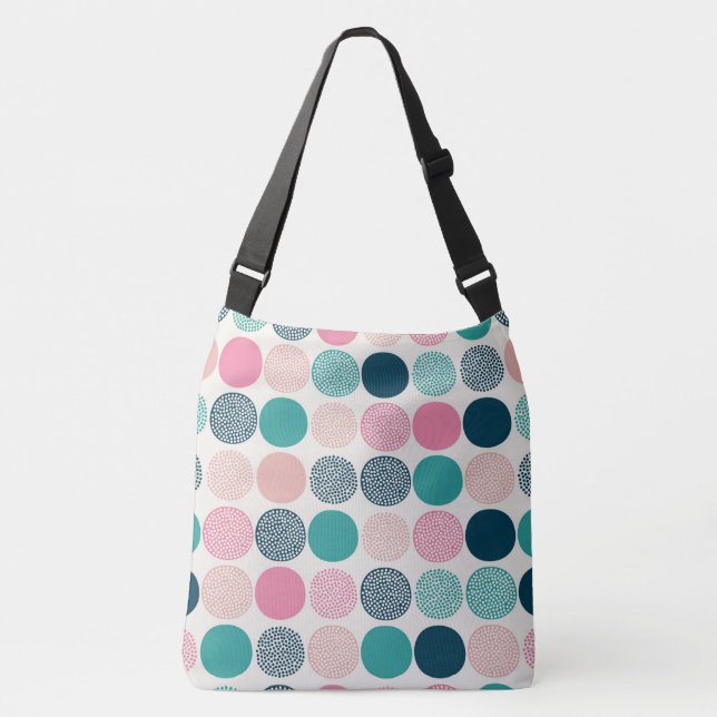 Söt Färgad Polka dots Axelväska (Framsida)