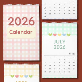Söt & Färgglad 2026 Kalender