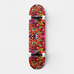 Söt färgglad abstrakt virvel-målning Case-Mate iPh Mini Skateboard Bräda 18,5 Cm