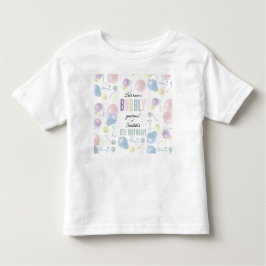 Söt Färgglad Bubbel Barnkalas T Shirt