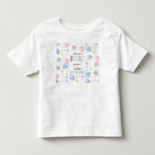 Söt Färgglad Bubbel Barnkalas T Shirt
