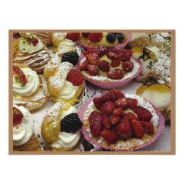 Söt färglös frukt fototryck