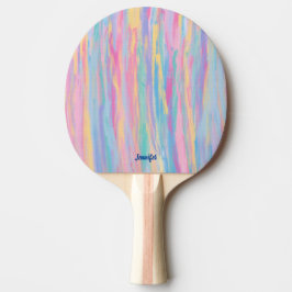 Söt Färgrik Abstrakt Pingisracket