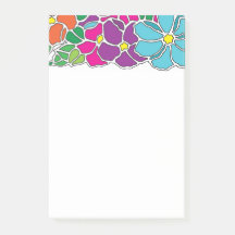 Söt färgrik blomsterdesign