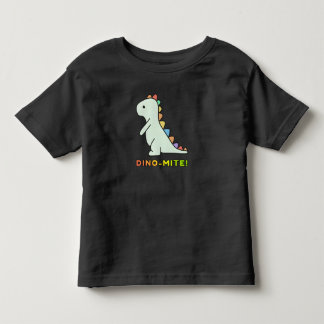 Söt Färgrik Dinosaurie Barn T-Shirt