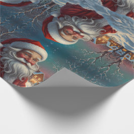 Söt Färgrik Glädjefull Julfirande presentinslagnin Presentpapper