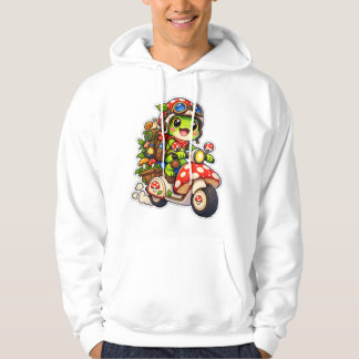 Söt Färgrik Kawaii Tecknad Karaktär Hoodie