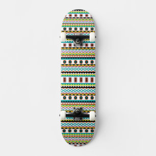 Söt färgrik mönsterdesign midjebag mini skateboard bräda 18,5 cm