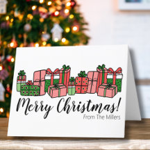 Söt Färgrik Skrift God Jul
