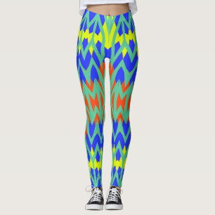 Söt färgrik trendig "Ratti_Creative_Arts" Legg L Leggings