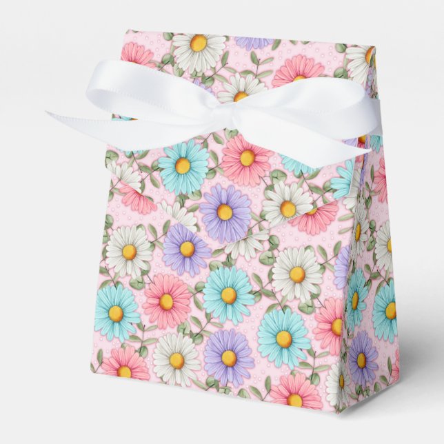 Söt Färgstarka Daisy Presentaskar (Framsidan Sidan)