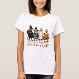 Söt farmhouse-kycklingdräkt grafik t shirt