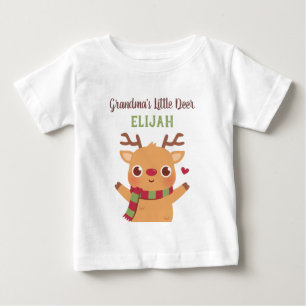 Söt farmors lilla hjort, rödnäsad ren t shirt