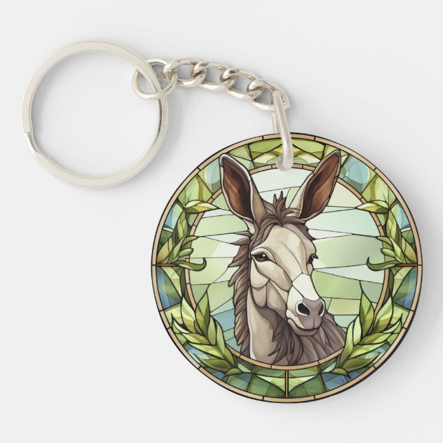 Söt fastfärgad glasflaska Donkey (Framsidan)