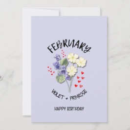 Söt FEBRUARI - födelsedag, måndag, födelsedag