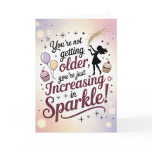 Söt feminint födelsedagskort för kvinnor