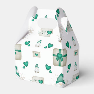 Söt Festlig Grön Jul Tomte Presentaskar