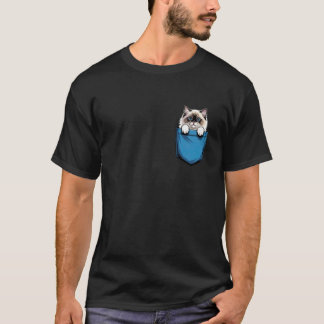 Söt fick-ragdoll kattälskare kattmamma t shirt