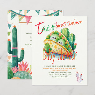 Söt Fiesta Taco TVILLINGAR Bebis Shower BÄSTA BUDG