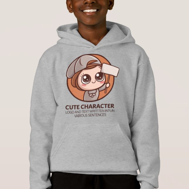 Söt figur t shirt (Framsida)