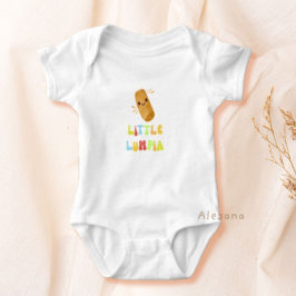 Söt filippinsk mat liten Lumpia Baby Body T Shirt