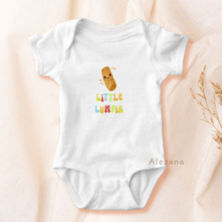 Söt filippinsk mat liten Lumpia Baby Body T Shirt