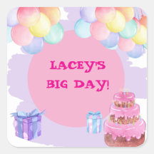 Söt Firande: Lila Birthday