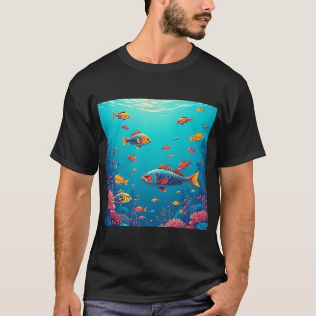 Söt fisk t shirt (Framsida)