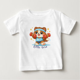 Söt fitnessbjörn t shirt