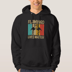 Söt Flamingo För Män Kvinnor Flamingo Fågel Djur Hoodie