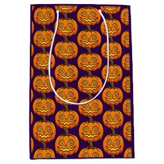 Söt flammande pumpa Halloween presentpåse