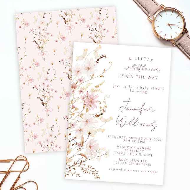 Söt flicka-duschinbjudan inbjudningar (Skapare uppladdad)