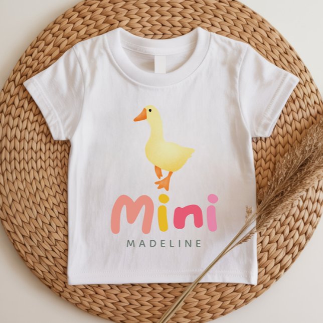Söt flickaktig kokett rosa Mamma och Mini T Shirt (Skapare uppladdad)