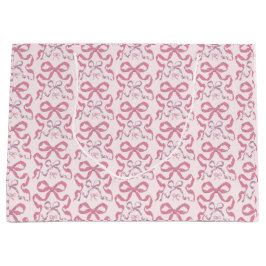 Söt flickaktig rosa estetisk rosett