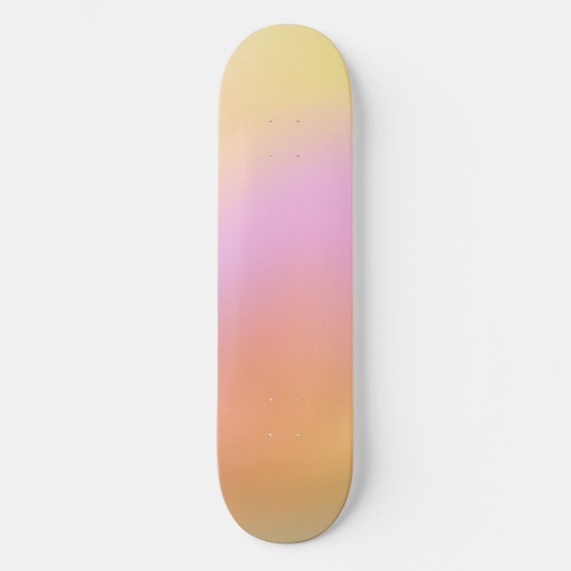 Söt Flickig Gradient Mini Skateboard Bräda 18,5 Cm (Framsida)
