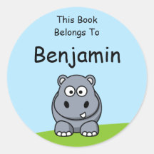 Söt Flodhäst Den här boken tillhör